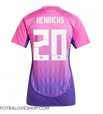 Německo Benjamin Henrichs #20 Dámské Venkovní Dres ME 2024 Krátký Rukáv